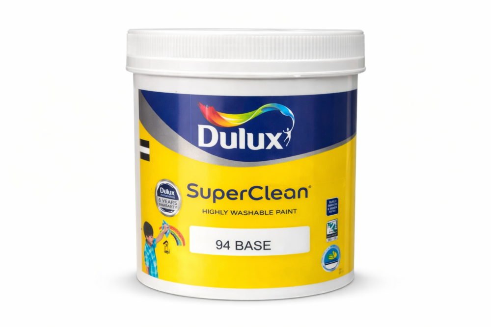 Dulux SuperClean Highly Washable Interior Wall Paint – 94 Base (1L)